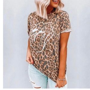 Leopard tee